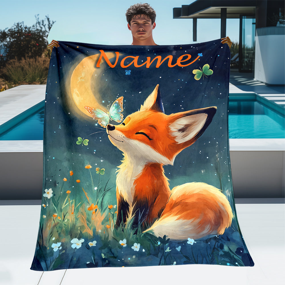Custom Child Picture Blanket - Warm Memory Collection