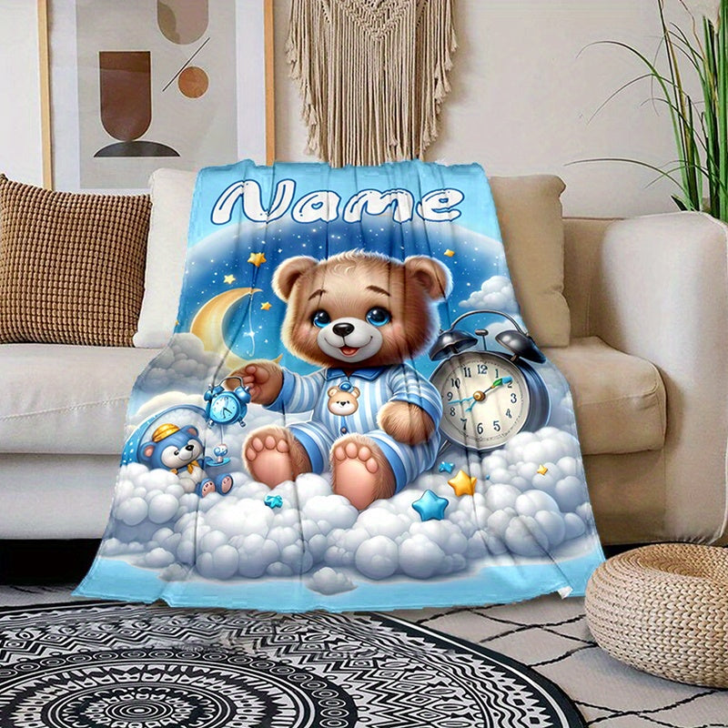 Personalized Soft Blanket - Custom Photos for Home and Travel