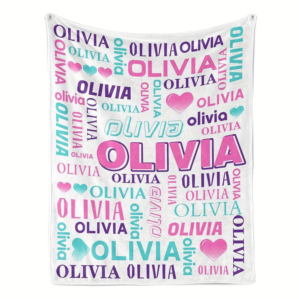 Personalized Father's Day Throw - Warm Family Comfort