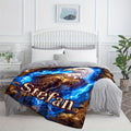 Personalized Cat Lover Throw - Custom Cozy Pet Memory Blanket