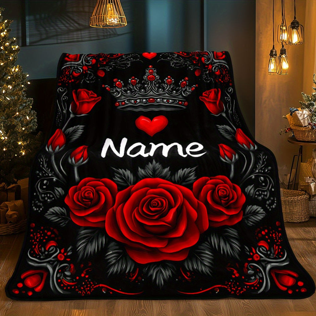 Personalized Father Keepsake Blanket - Custom Family Story and Memories
