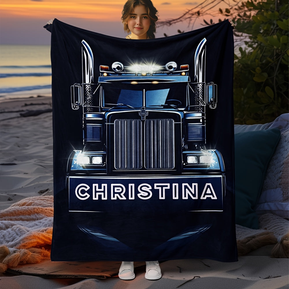 Personalized Bestie Throw Blanket - Custom Cozy Memory Collection