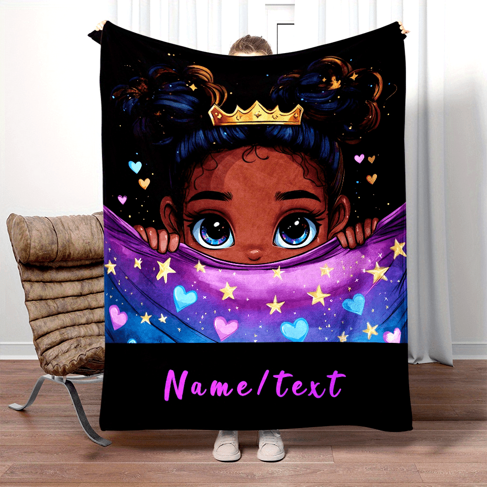 Custom Kids Blanket - Personalized Photo Throw for Bedrooms and Travel
