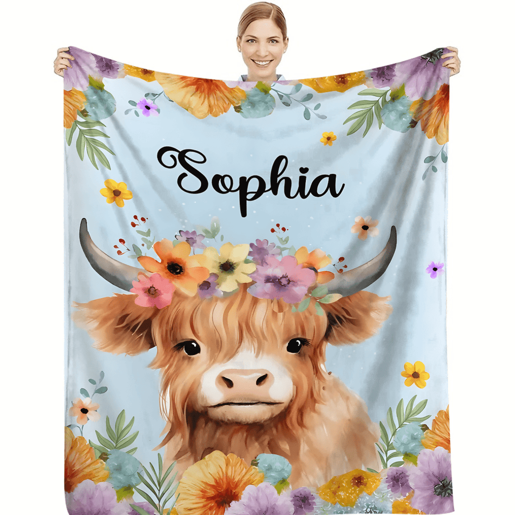 Custom Pet Comfort Throw - Personalized Animal Photos and Memories