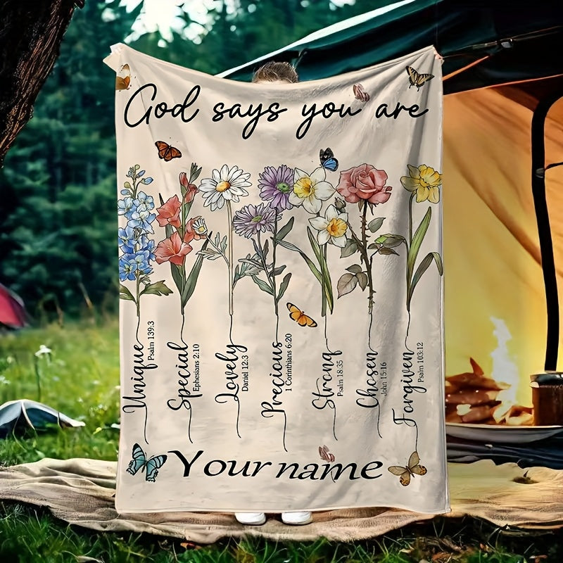 Custom Family Legacy Blanket for Grandma - Personalized Photo Throw