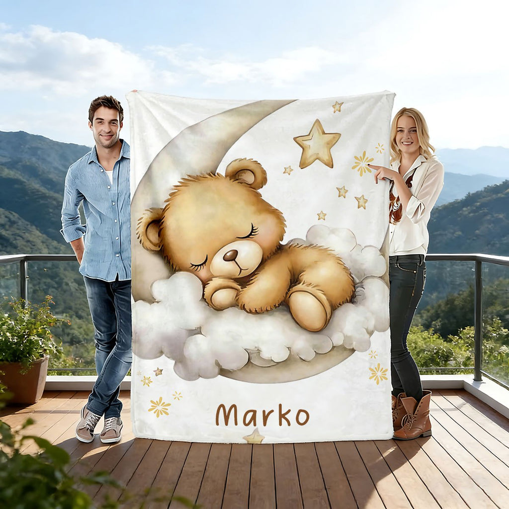 Personalized Anniversary Memory Blanket - Cozy Gift Idea