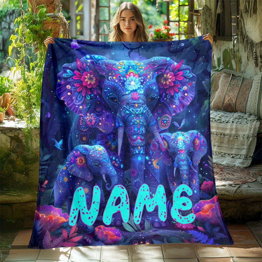 Custom Couple Story Blanket - Personalized Picture Throw for Anniversaries