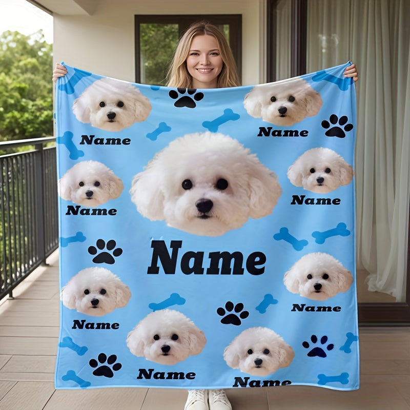 Custom Anniversary Picture Blanket - Meaningful Gift