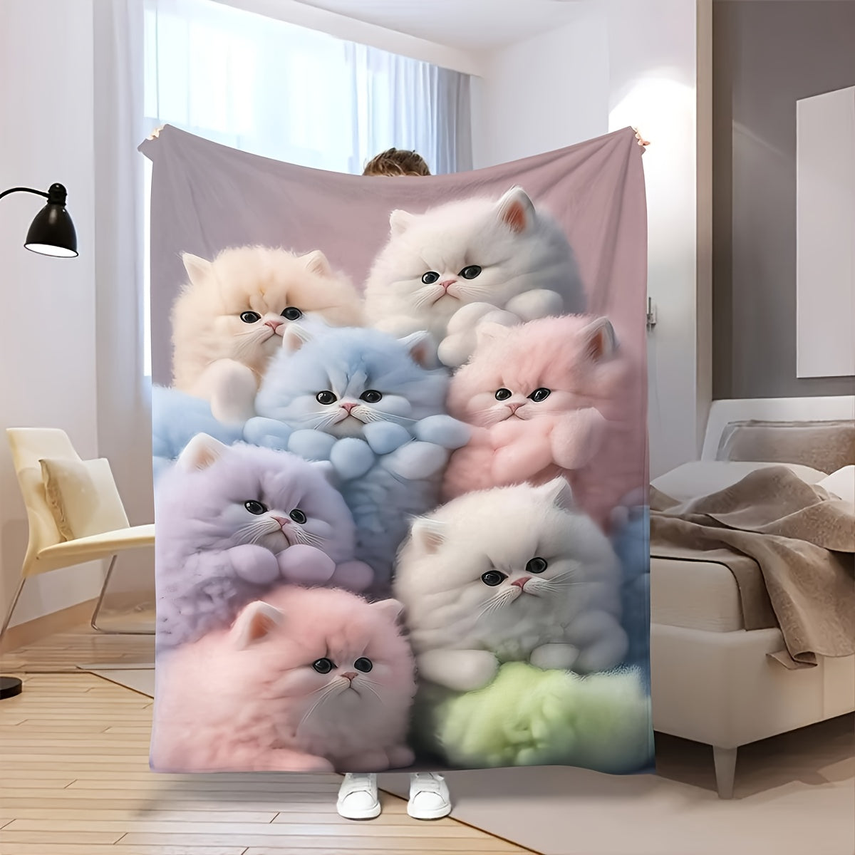 Custom Grandma Blanket - Personalized Family Photo Throw for Grandparents