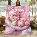 Personalized Love Story Throw - Cozy Memory Collection
