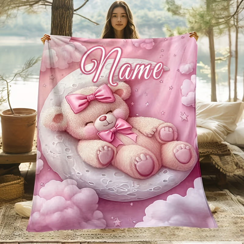Personalized Love Story Throw - Cozy Memory Collection