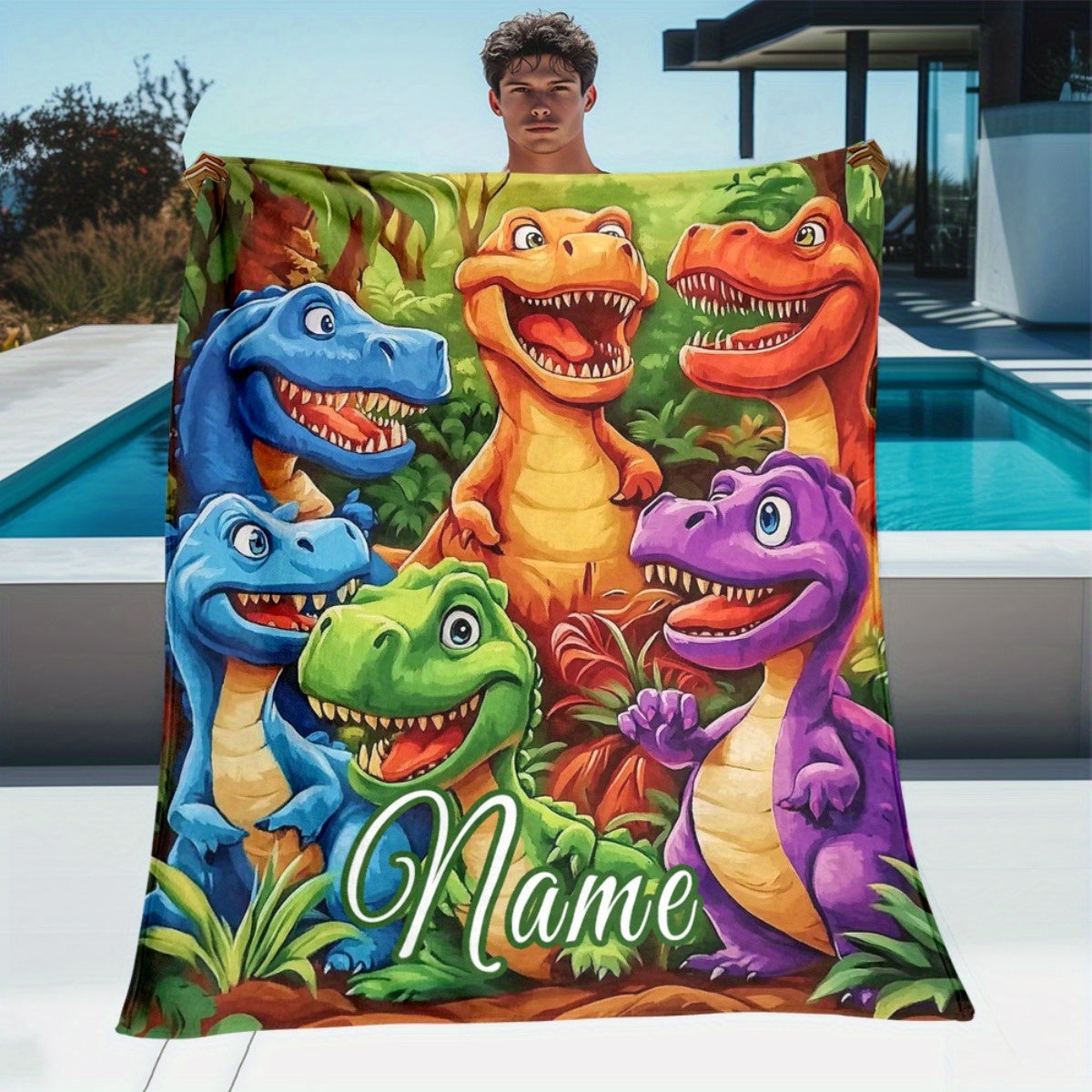 Custom Family Memory Blanket - Personalized Printed Throw