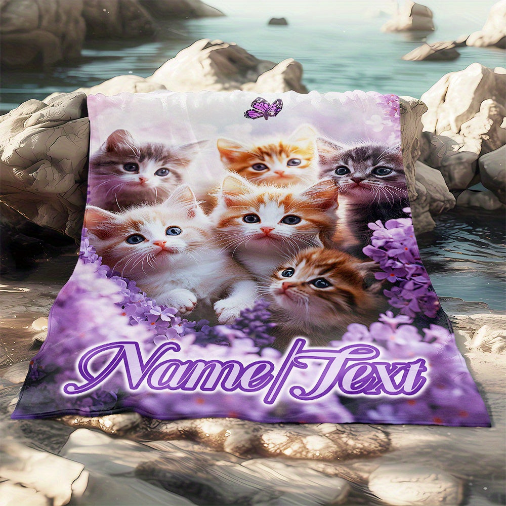Personalized Baby Keepsake Throw - Custom Family Pictures and Names