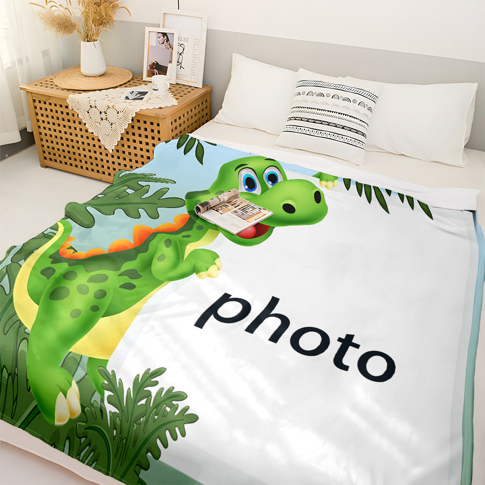 Personalized Pet Story Throw - Custom Photos of Beloved Companions