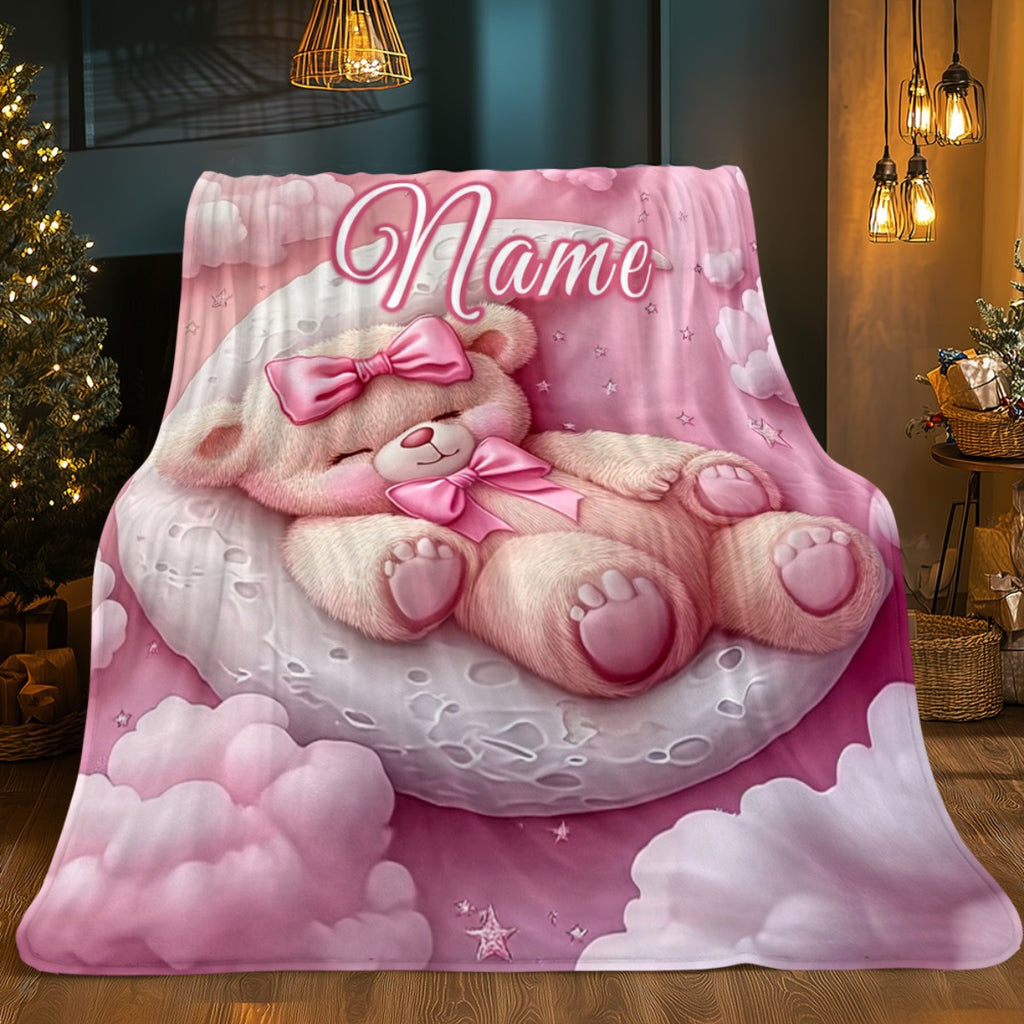 Personalized Children's Keepsake Blanket - Custom Family Story Design