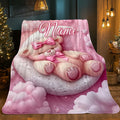 Personalized Children's Keepsake Blanket - Custom Family Story Design
