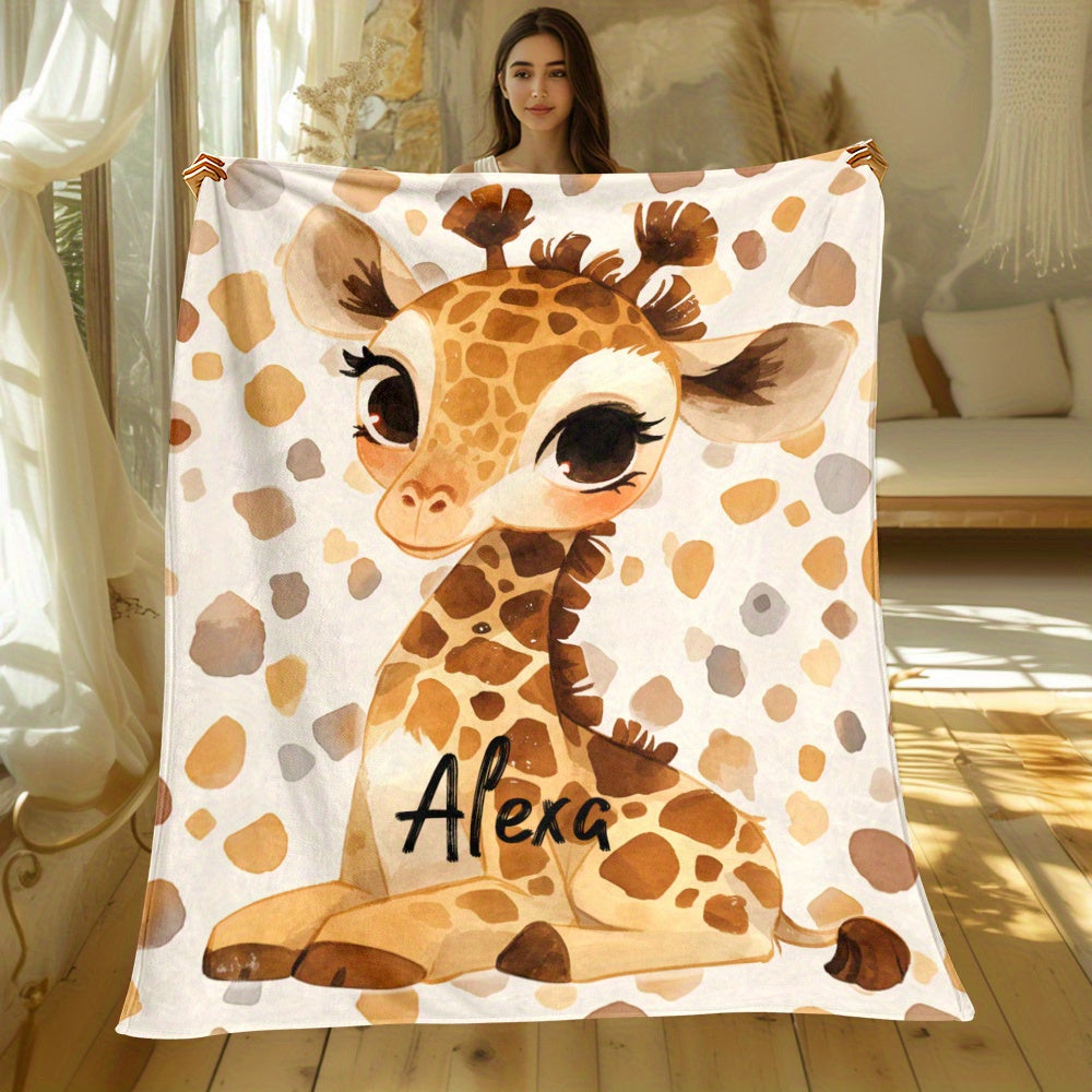 Personalized Baby Keepsake Throw - Custom Family Photos and Names