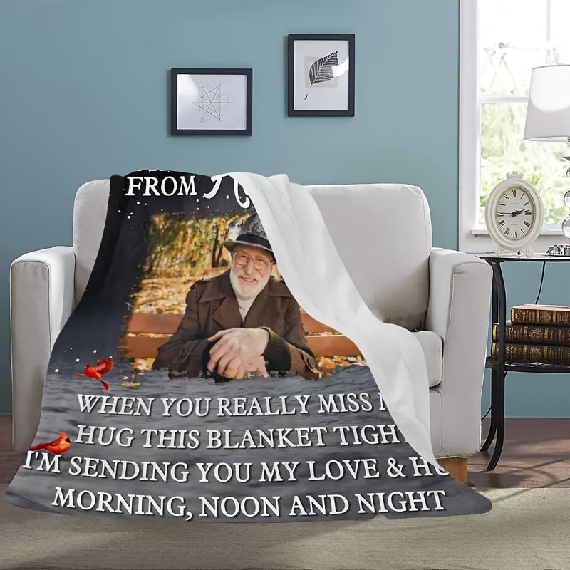 Personalized Picture Throw - A Heartwarming Gift They'll Treasure