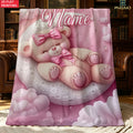Personalized Friendship Comfort Throw - Custom Shared Photos and Memories