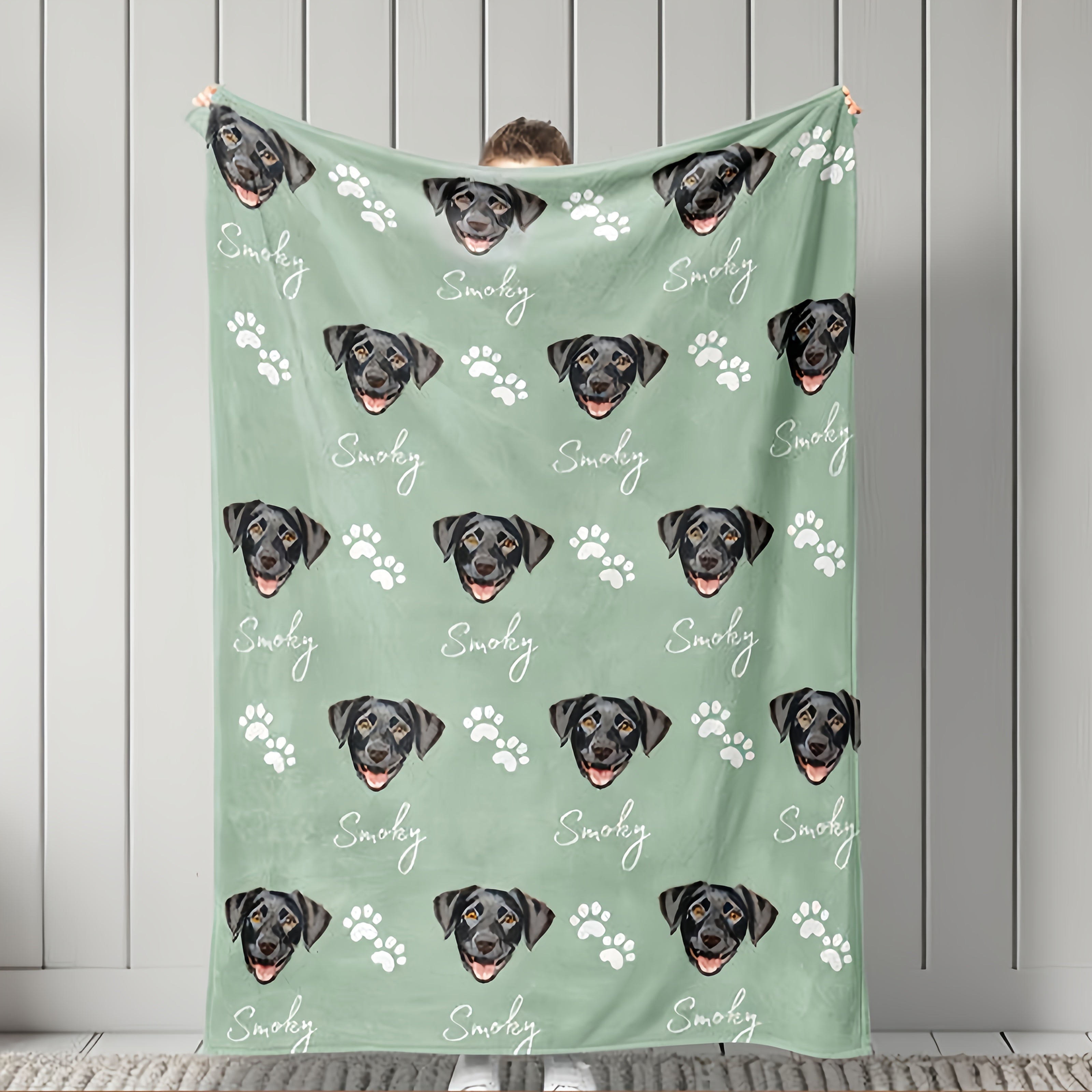 Custom Memory Collection Throw - Personalized Home Accent