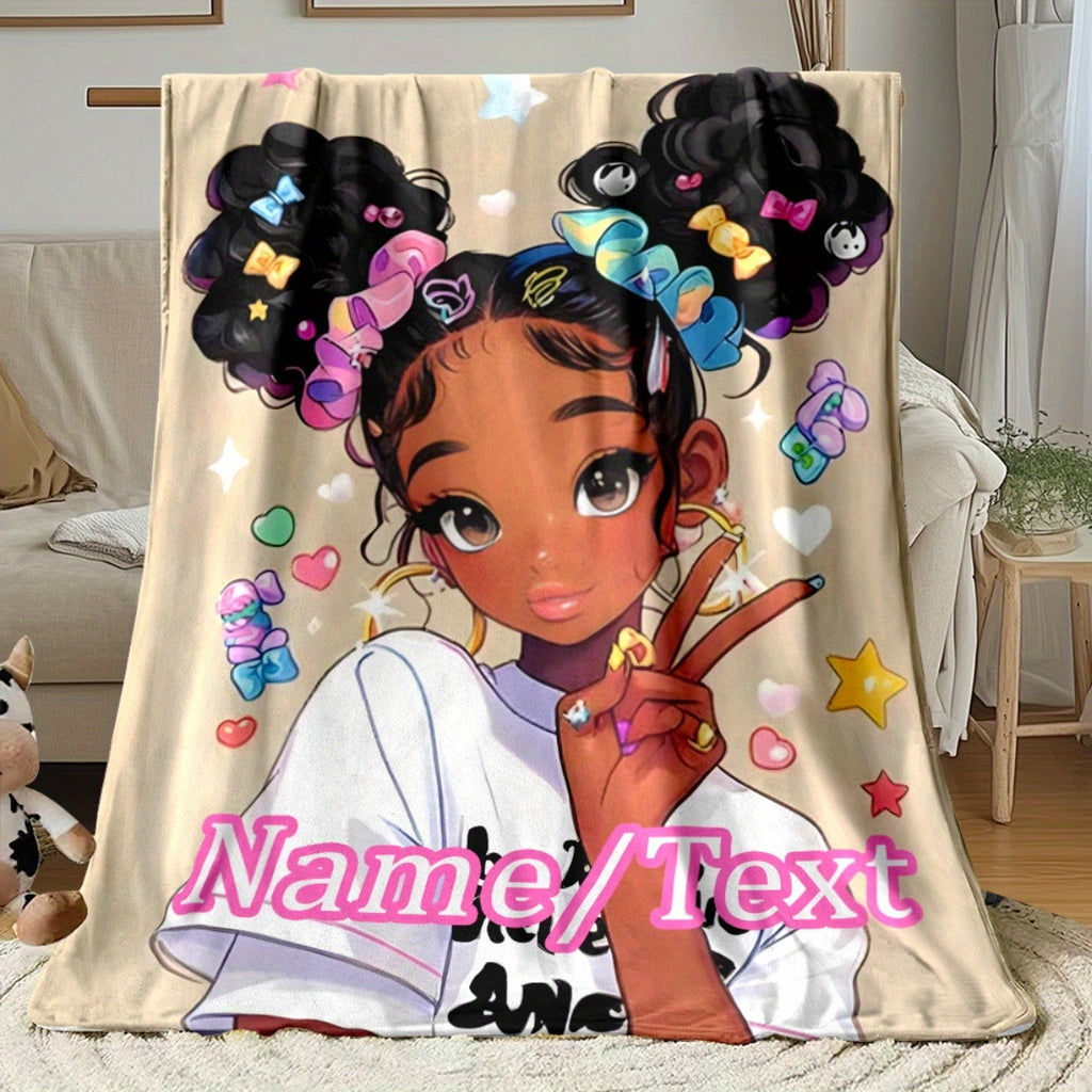 Personalized Picture Blanket for Bed - Soft Flannel Comfort