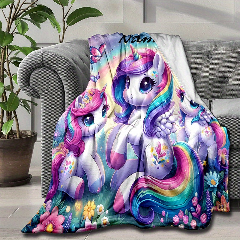 Personalized Photo Throw - Custom Soft Blanket with Favorite Pictures