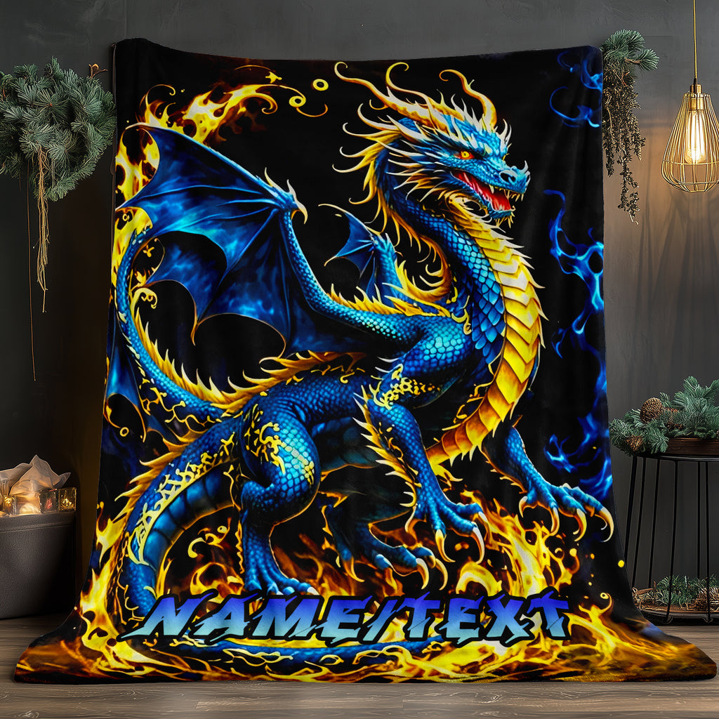 Custom Children's Keepsake Throw - Personalized Cozy Photo Blanket