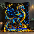 Custom Children's Keepsake Throw - Personalized Cozy Photo Blanket