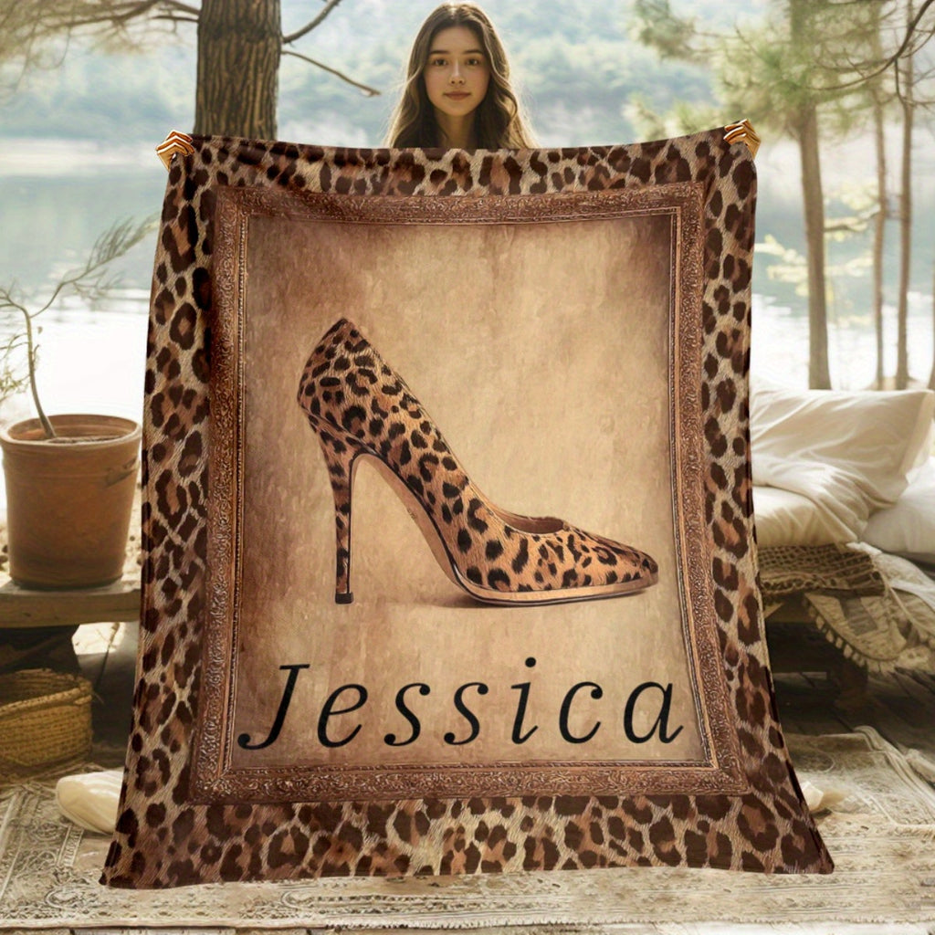 Personalized Sofa Throw Blanket - Custom Cozy Family Picture Design