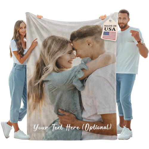Personalized Warm Throw Blanket - Custom Pictures for Meaningful Gifts