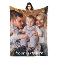 Custom Blanket with Photos - Personalized Throw for Family Celebrations