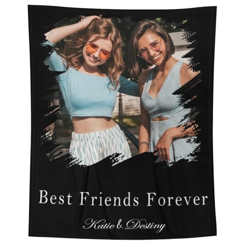 Personalized Memory Collection Blanket - Custom Family Photos and Messages