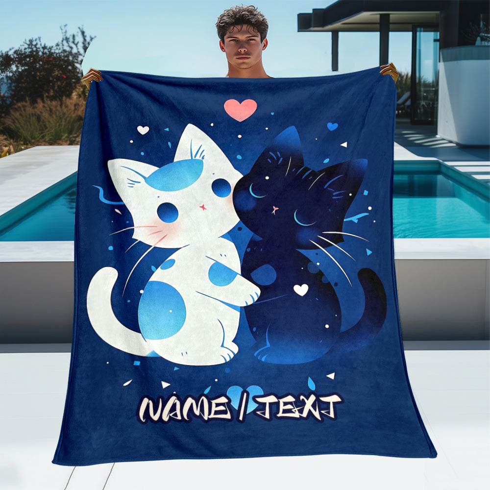 Personalized Baby Story Throw - Custom Cozy Blanket for Parents