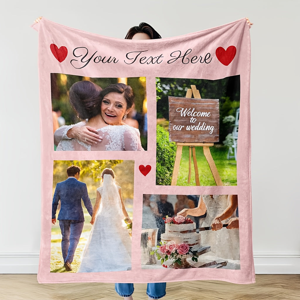 Custom Parent Gift Blanket - Personalized Picture Design