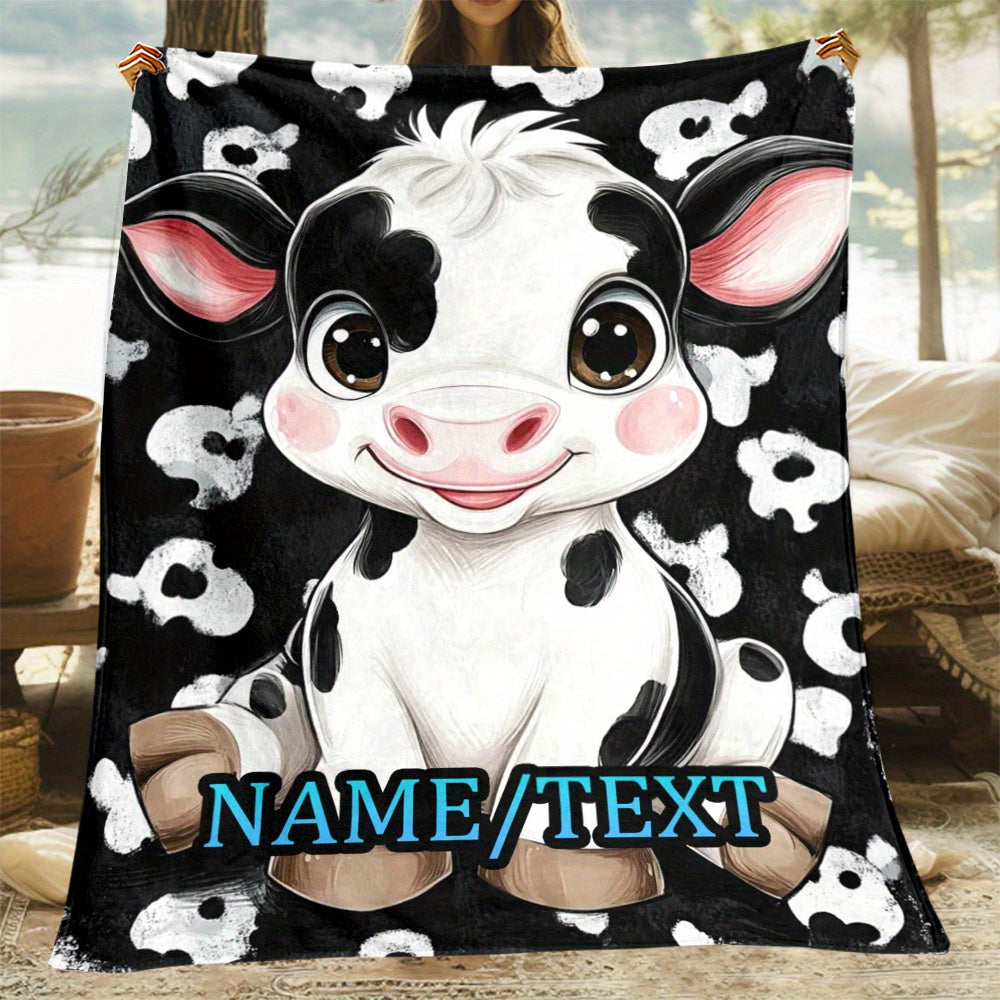 Personalized Flannel Throw Blanket - Photo Print Design