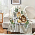 Personalized Family Love Blanket for Dad - Custom Picture Collection