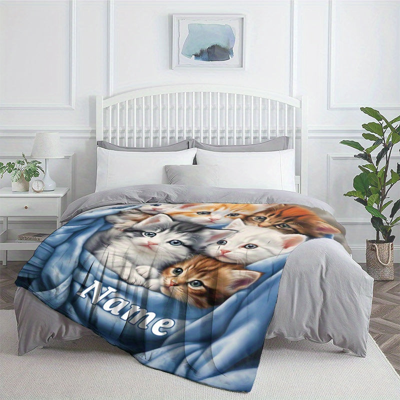 Personalized Grandma Comfort Blanket - Custom Family Moments Design