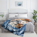 Personalized Grandma Comfort Blanket - Custom Family Moments Design