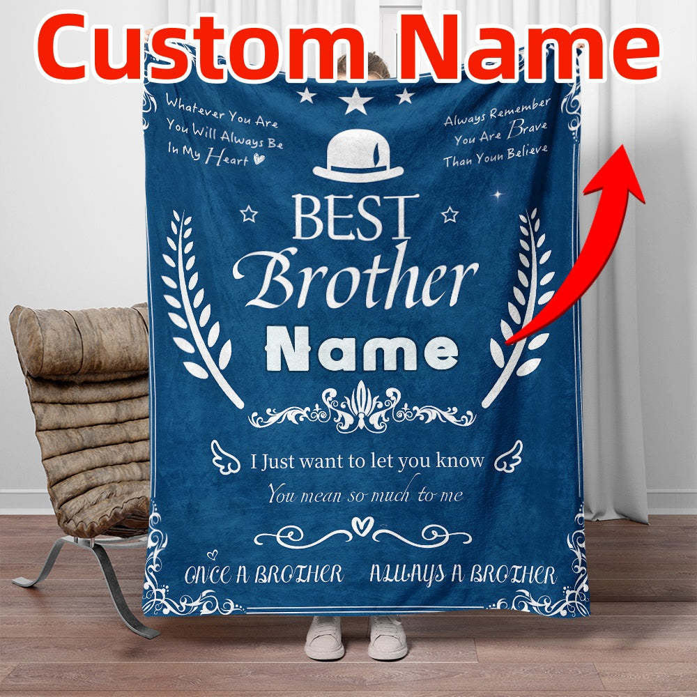 Personalized Family Picture Throw Gift - Soft Blanket