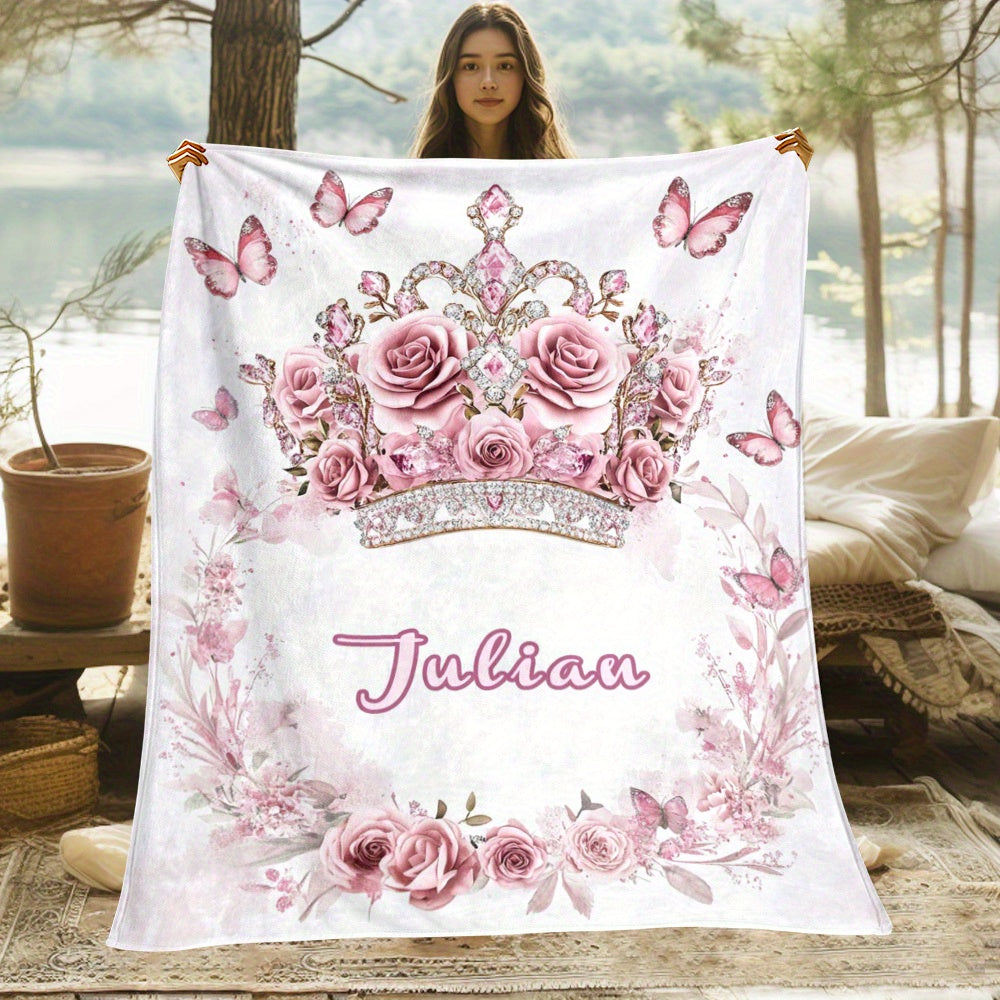 Custom Valentine's Photo Blanket - Romantic Throw Gift