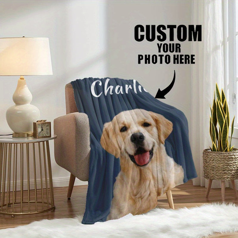 Personalized School Memory Throw - Custom Cozy Graduation Gift