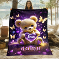 Personalized Grandfather Keepsake Throw - Custom Cozy Story Collection