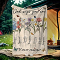 Personalized Graduation Story Blanket - Custom School Picture Collection