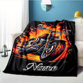 Custom Grandpa Keepsake Throw - Personalized Family Story Blanket
