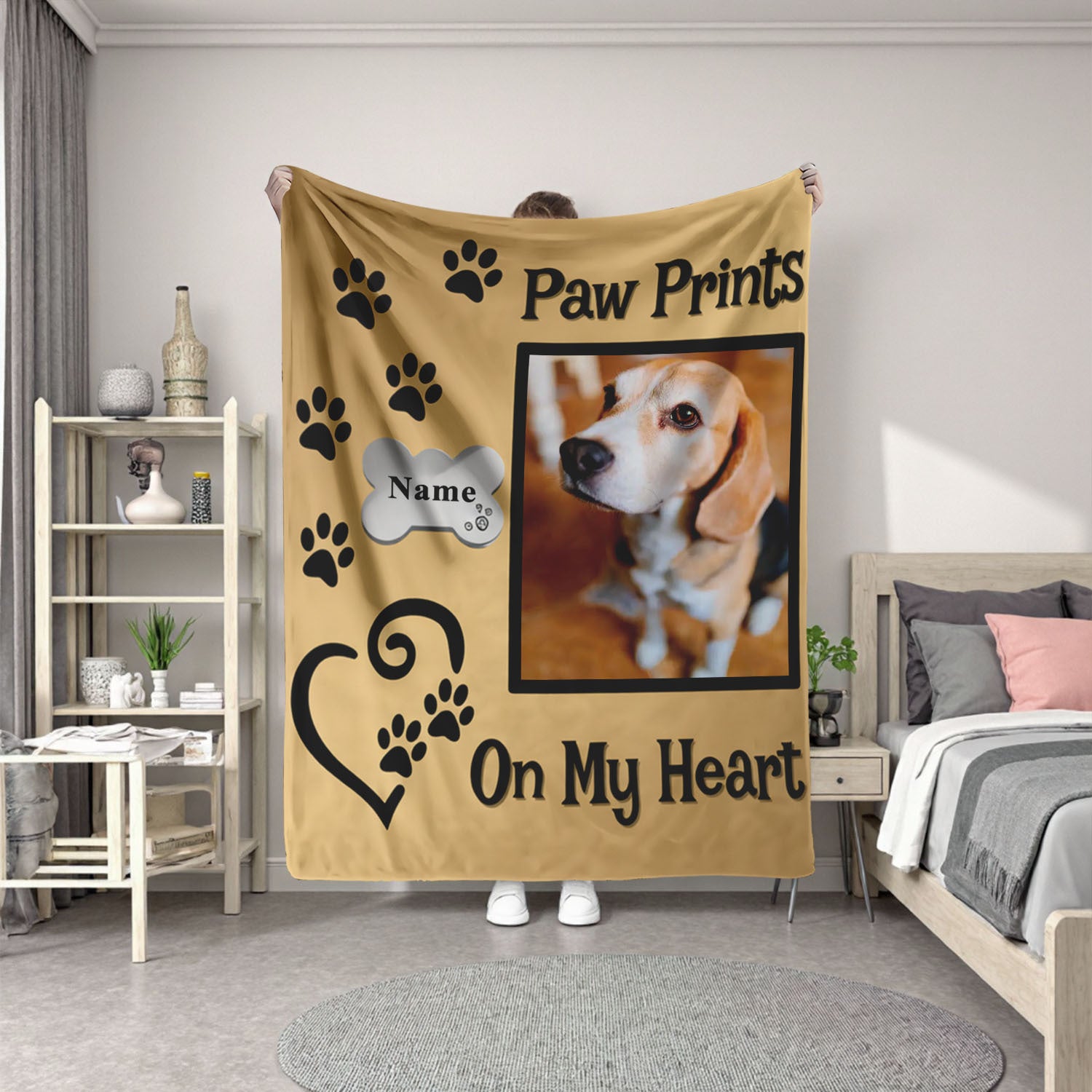 Personalized Friendship Story Throw - Custom Keepsake Photo Design