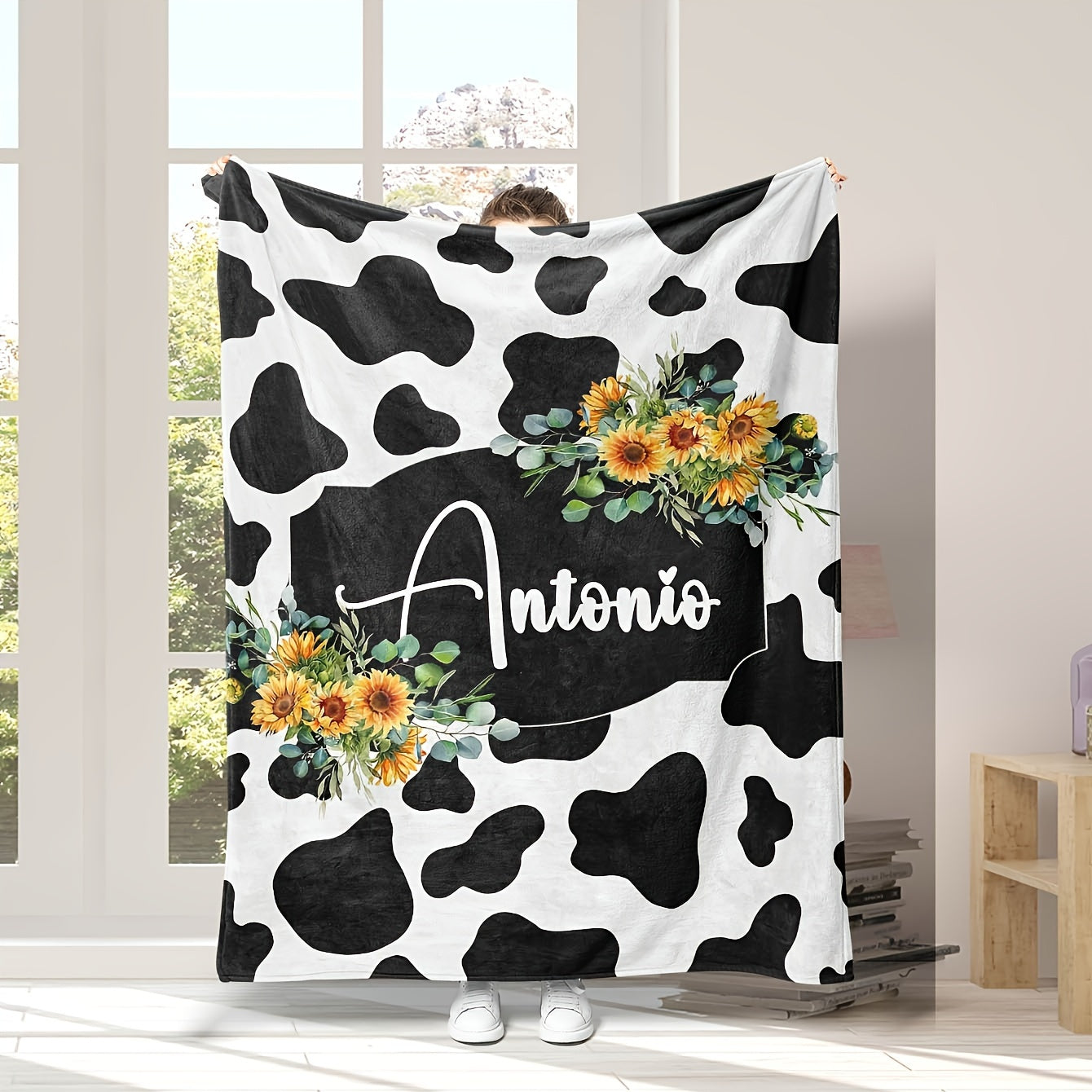 Personalized Baby Memory Throw - Custom Family Photo Blanket