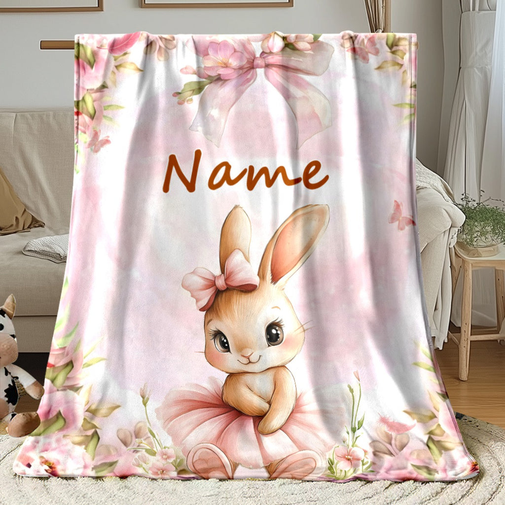 Custom Cat Photo Blanket - Personalized Throw for Cat Owners and Families