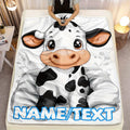 Custom Grandma Photo Throw - Personalized Family Love and Memories