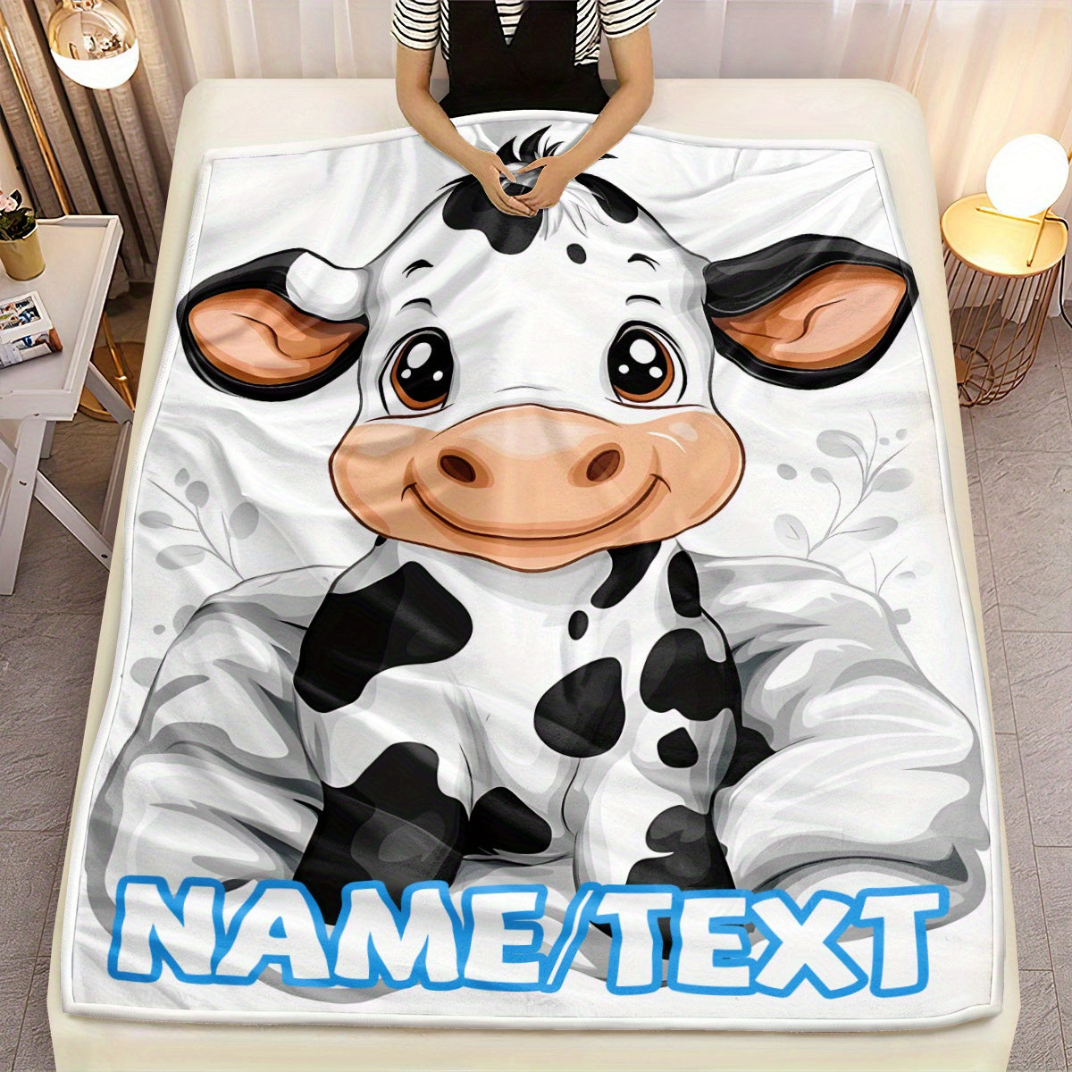 Custom Grandma Photo Throw - Personalized Family Love and Memories