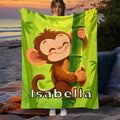 Custom Family Story Blanket for Mom - Personalized Cozy Keepsake Gift